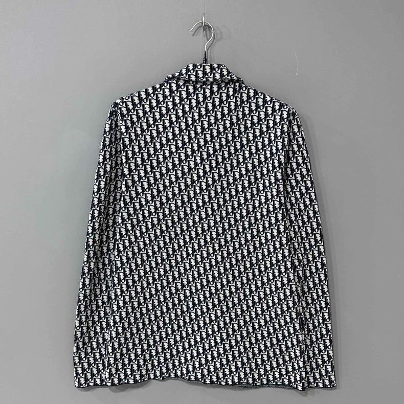 Dior Dior Patterned Button-Up Shirt-yf Size US M / EU 48-50 / 2 - 3 Thumbnail