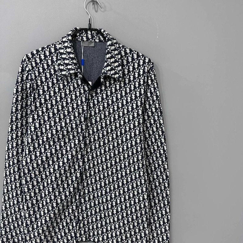 Dior Dior Patterned Button-Up Shirt-yf Size US M / EU 48-50 / 2 - 2 Thumbnail