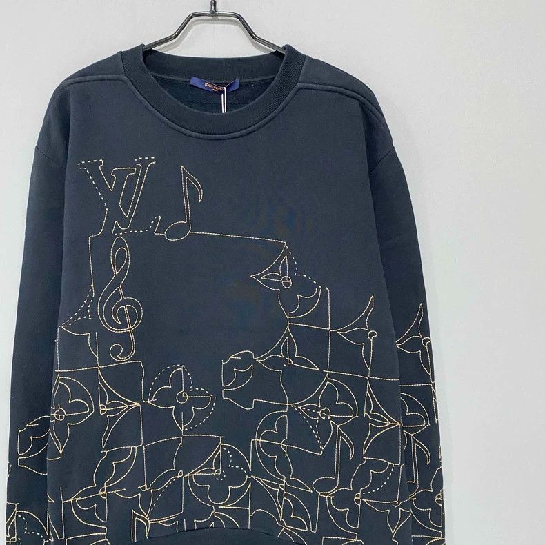 Louis Vuitton Louis Vuitton Music Note Sweatshirt-yf Size US XXL / EU 58 / 5 - 2 Thumbnail