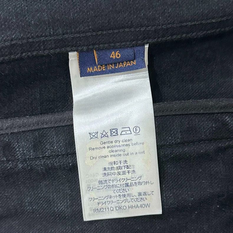 Louis Vuitton Vintage Black Denim Jacket by Louis Vuitton-yf Size US L / EU 52-54 / 3 - 6 Thumbnail