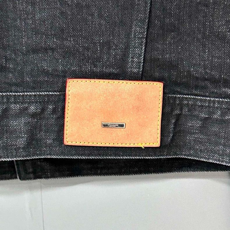 Louis Vuitton Vintage Black Denim Jacket by Louis Vuitton-yf Size US L / EU 52-54 / 3 - 5 Thumbnail
