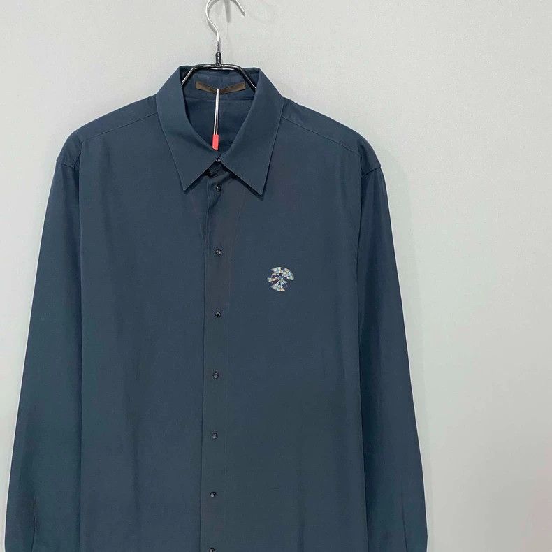 Louis Vuitton Louis Vuitton Long Sleeve Shirt with Logo-yf Size US L / EU 52-54 / 3 - 2 Thumbnail