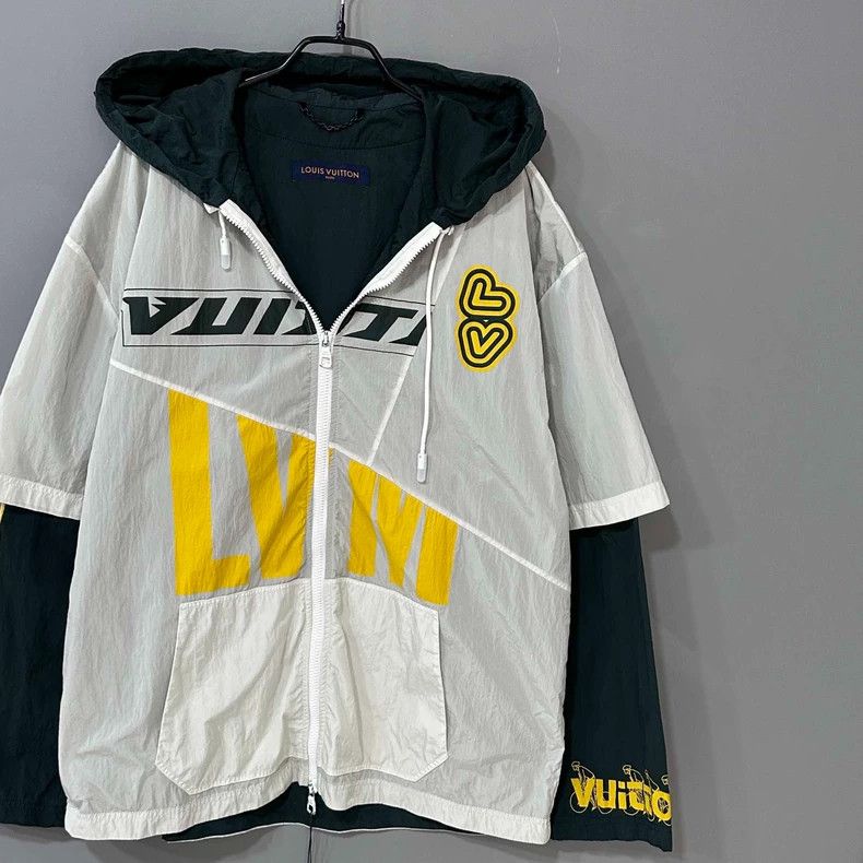 Louis Vuitton Color Block Logo Hooded Jacket-yf Size US L / EU 52-54 / 3 - 2 Thumbnail