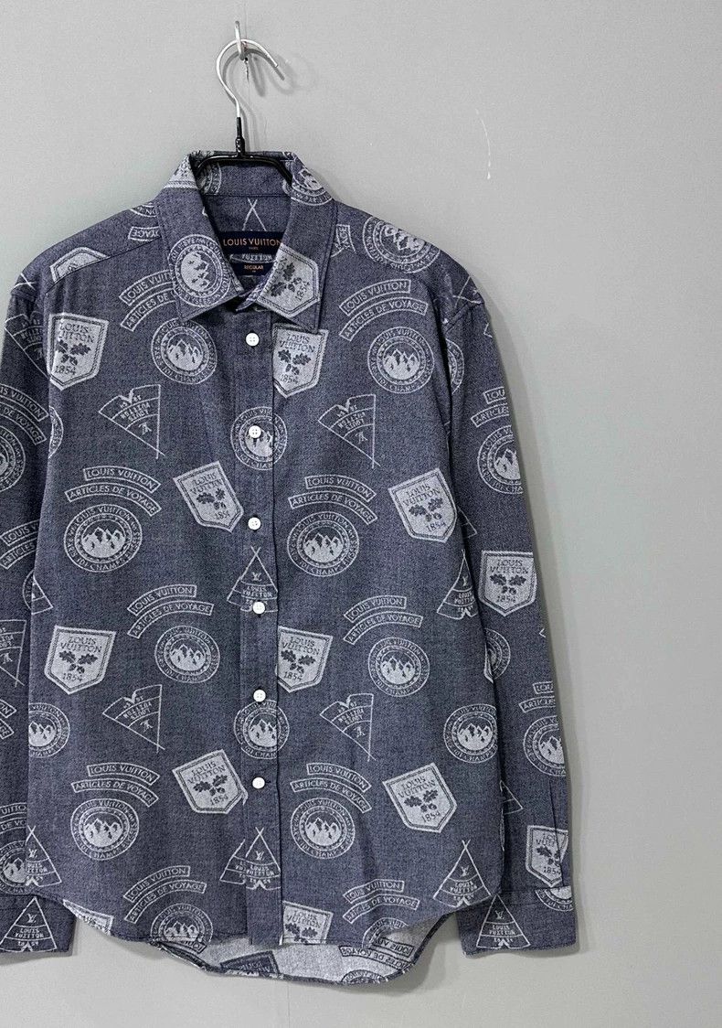 Louis Vuitton Long Sleeve Printed Shirt by Louis Vuitton-yf Size US XS / EU 42 / 0 - 3 Thumbnail