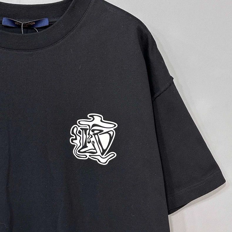 Louis Vuitton Black Logo Short Sleeve T-Shirt-yf Size US S / EU 44-46 / 1 - 3 Thumbnail