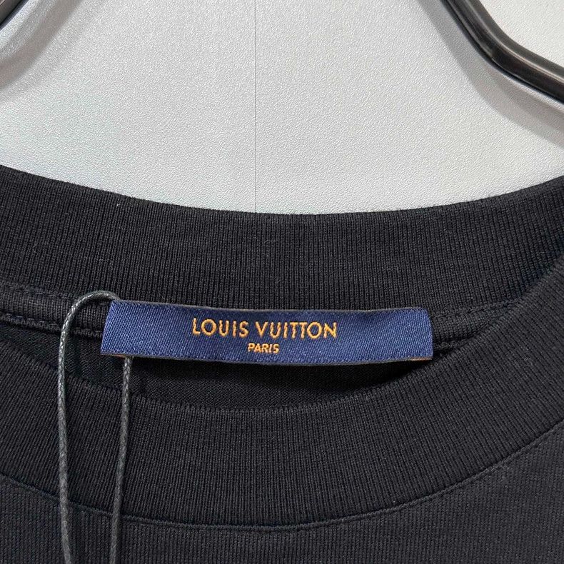 Louis Vuitton Black Logo Short Sleeve T-Shirt-yf Size US S / EU 44-46 / 1 - 5 Thumbnail