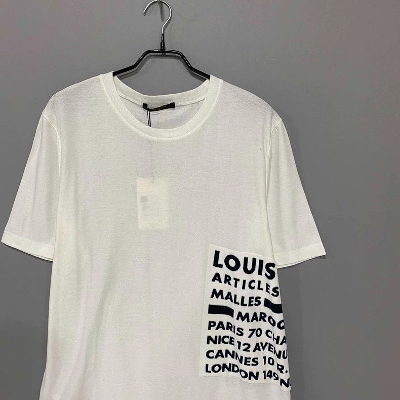Louis Vuitton Louis Vuitton Logo Short Sleeve T-Shirt-yf Size US XXL / EU 58 / 5 - 2 Thumbnail