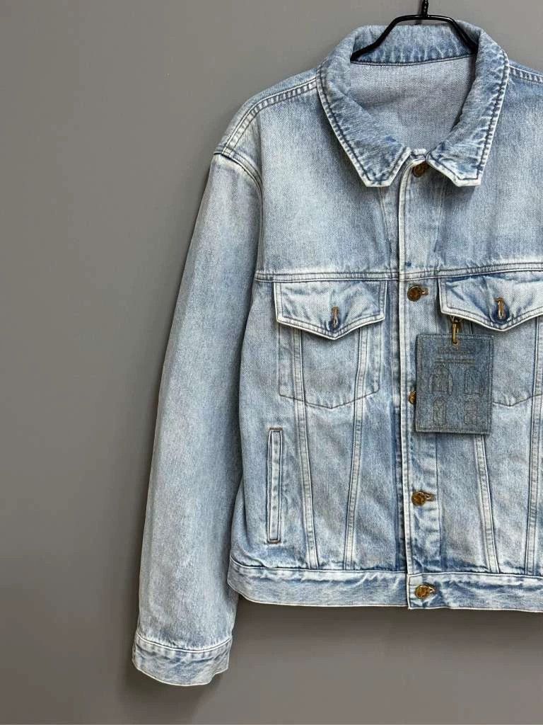 Louis Vuitton Louis Vuitton Blue Denim Jacket-yf Size US XXL / EU 58 / 5 - 2 Thumbnail