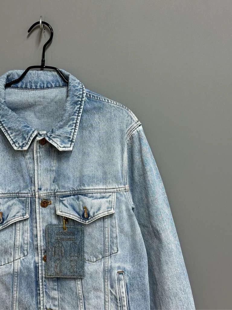 Louis Vuitton Louis Vuitton Blue Denim Jacket-yf Size US XXL / EU 58 / 5 - 3 Thumbnail