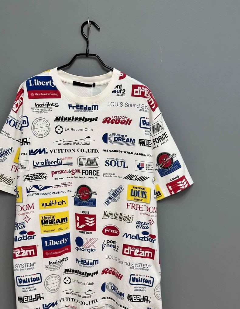 Louis Vuitton LV Logo Short Sleeve T-Shirt-yf Size US XL / EU 56 / 4 - 2 Thumbnail