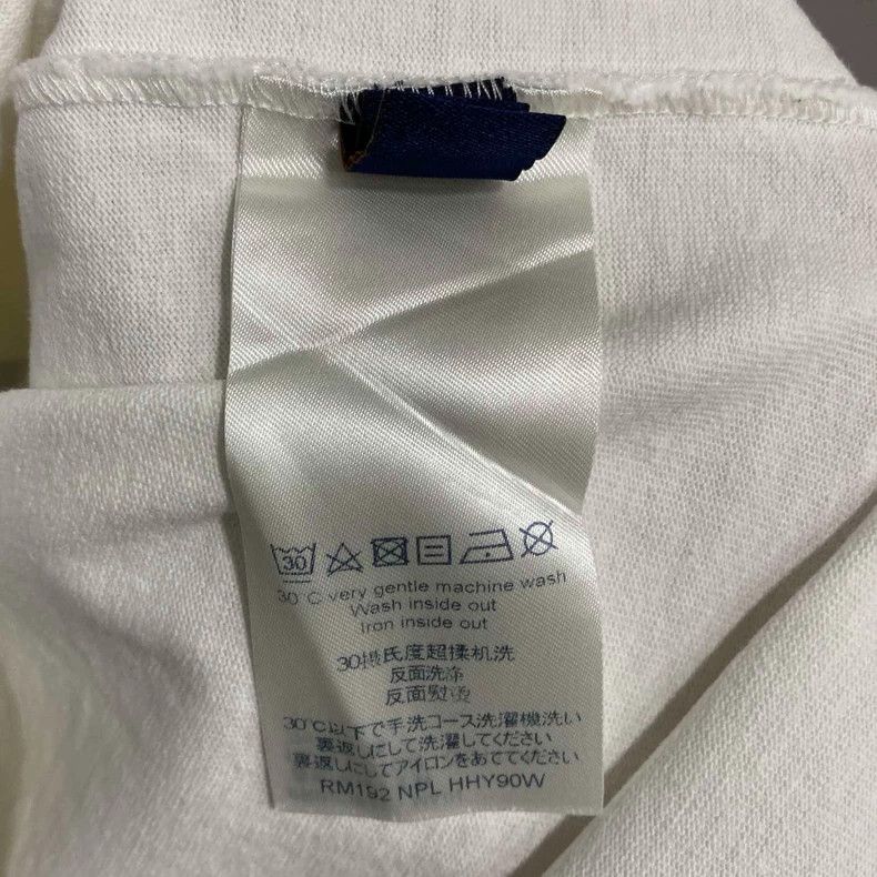 Louis Vuitton White LV Logo Short Sleeve T-Shirt-yf Size US S / EU 44-46 / 1 - 6 Thumbnail