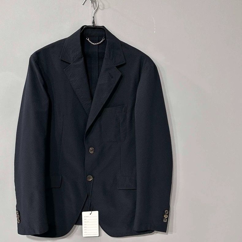 Louis Vuitton Black Textured Suit Jacket by Louis Vuitton-yf Size US L / EU 52-54 / 3 - 2 Thumbnail