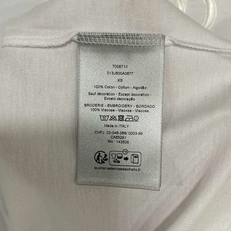Dior Classic Embroidered CD Logo Short Sleeve Dior-yf Size US XS / EU 42 / 0 - 5 Thumbnail