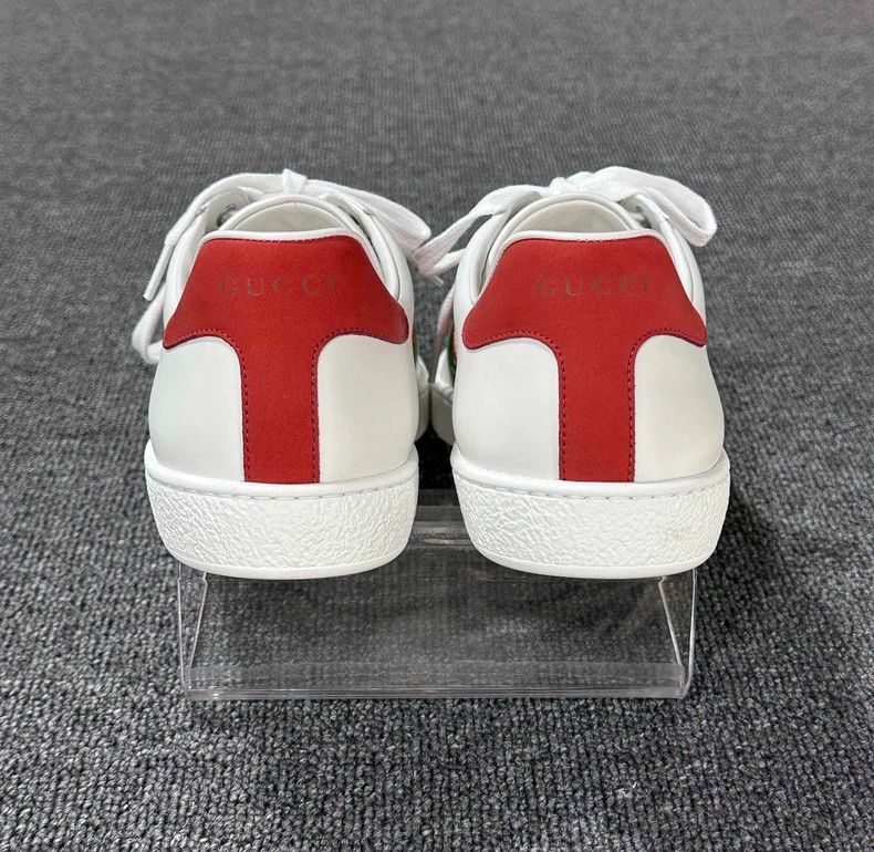 Gucci Gucci White Sneakers with Red Green Stripes-yf Size US 9 / EU 42 - 5 Thumbnail
