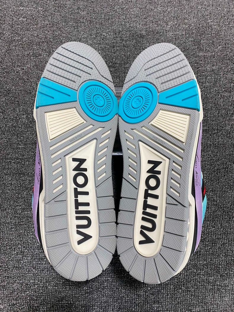 Louis Vuitton LV Macaron Trainer Sneakers for Men-yf Size US 10 / EU 43 - 6 Thumbnail