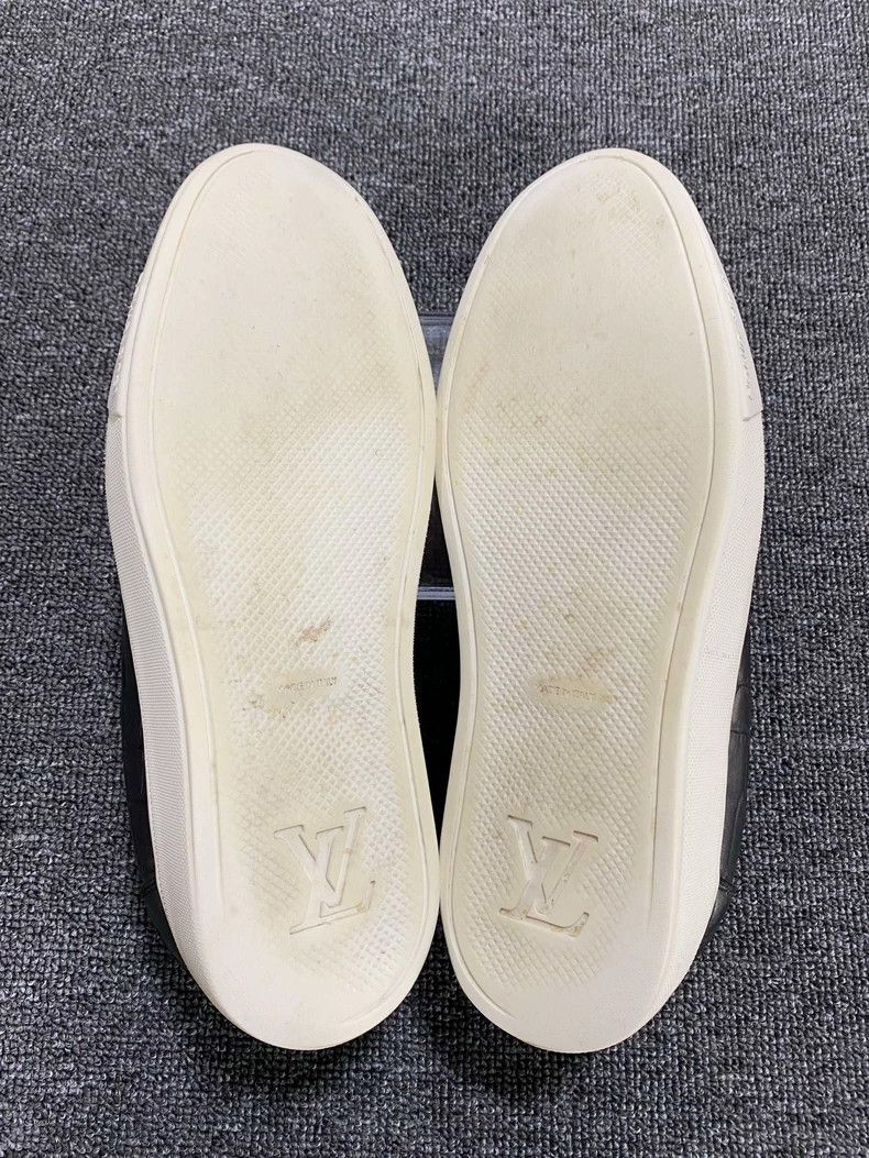 Louis Vuitton Louis Vuitton Leather Logo Slip-On Sneakers-yf Size US 10.5 / EU 43-44 - 6 Thumbnail