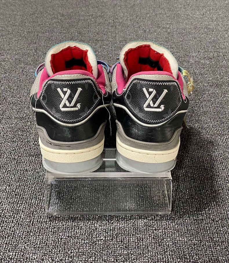 Louis Vuitton Louis Vuitton Black Pink Trainer Sneakers-yf Size US 9 / EU 42 - 5 Thumbnail