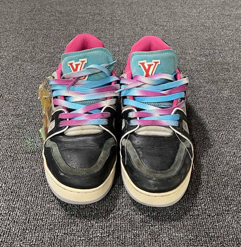 Louis Vuitton Louis Vuitton Black Pink Trainer Sneakers-yf Size US 9 / EU 42 - 4 Thumbnail