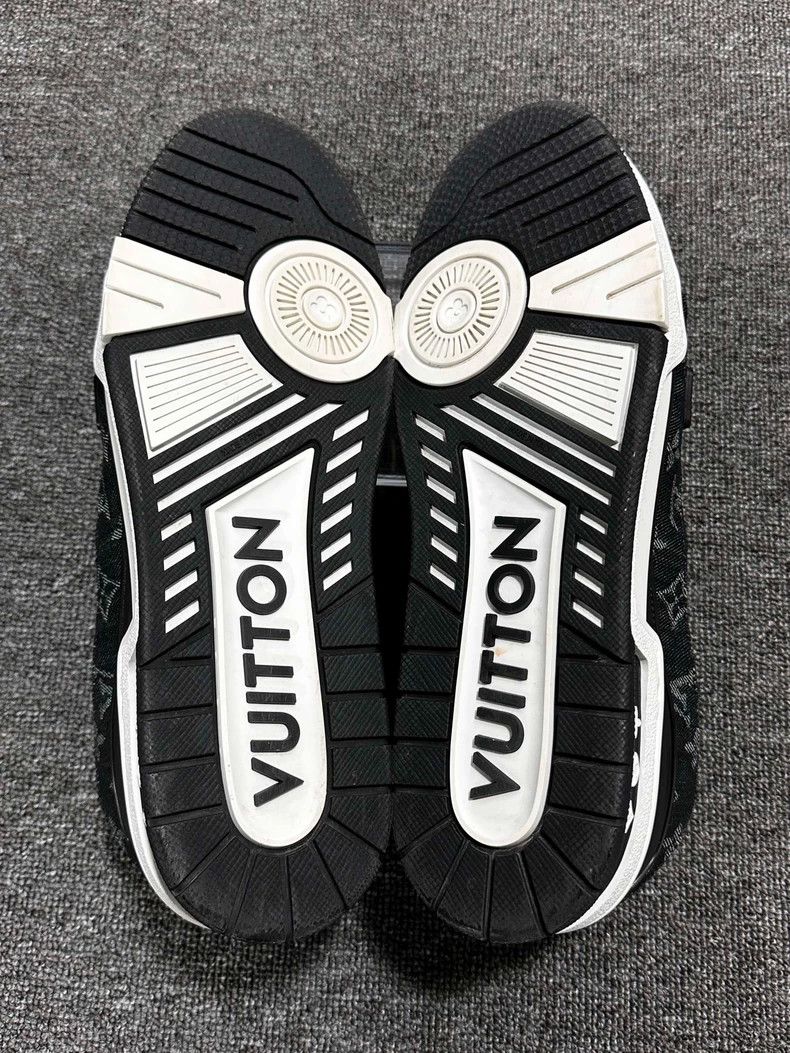 Louis Vuitton Black and White Panda Trainer Shoes-yf Size US 11 / EU 44 - 6 Thumbnail