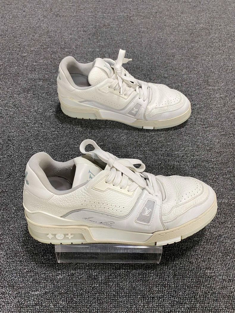 Louis Vuitton White LV Louis Vuitton Trainer Sneakers-yf Size US 9 / EU 42 - 2 Thumbnail