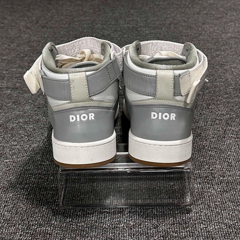 Dior Dior Gray High-Top Sneakers-yf Size US 9.5 / EU 42-43 - 5 Thumbnail