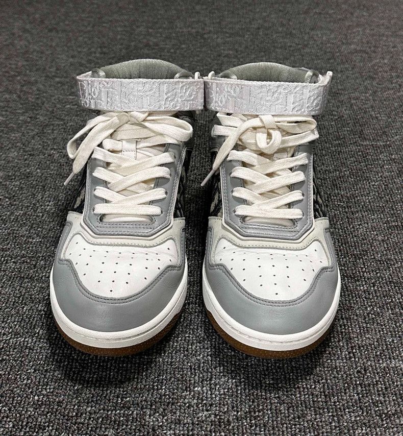 Dior Dior Gray High-Top Sneakers-yf Size US 9.5 / EU 42-43 - 4 Thumbnail