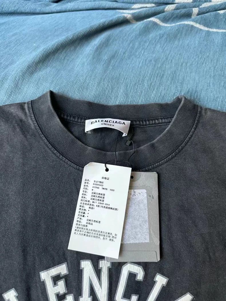 Balenciaga Balenciaga Short Sleeve T-Shirt in Black-yf Size US M / EU 48-50 / 2 - 2 Thumbnail