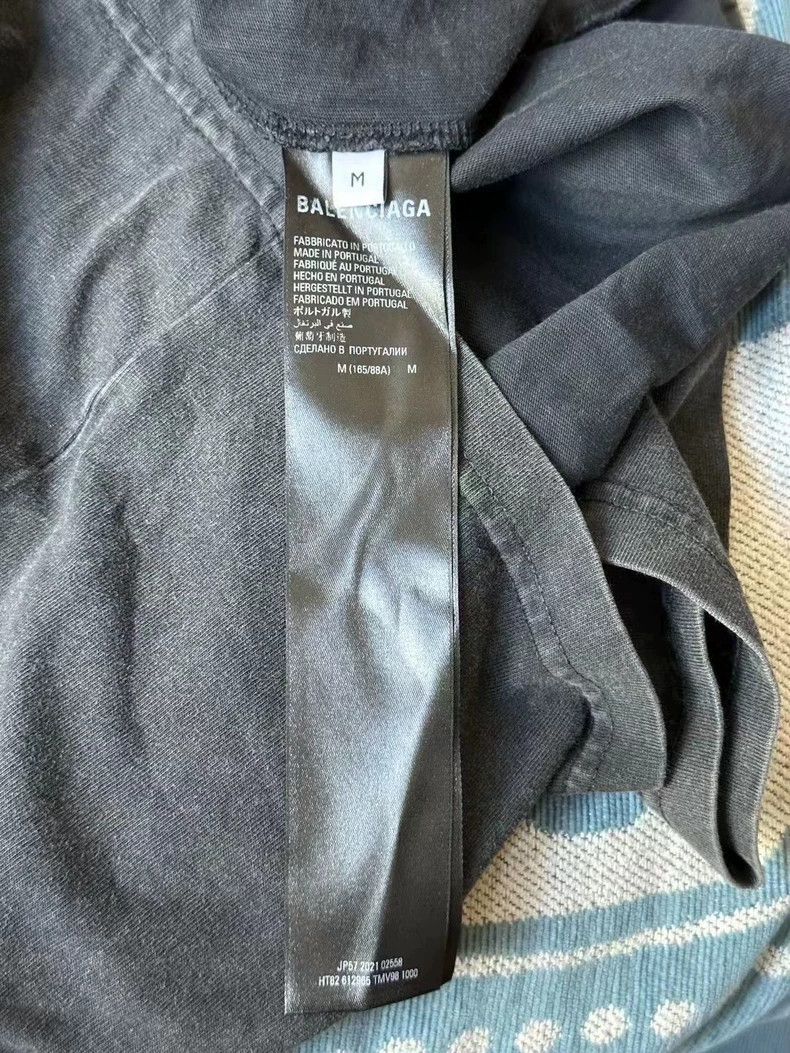 Balenciaga Balenciaga Short Sleeve T-Shirt in Black-yf Size US M / EU 48-50 / 2 - 3 Thumbnail
