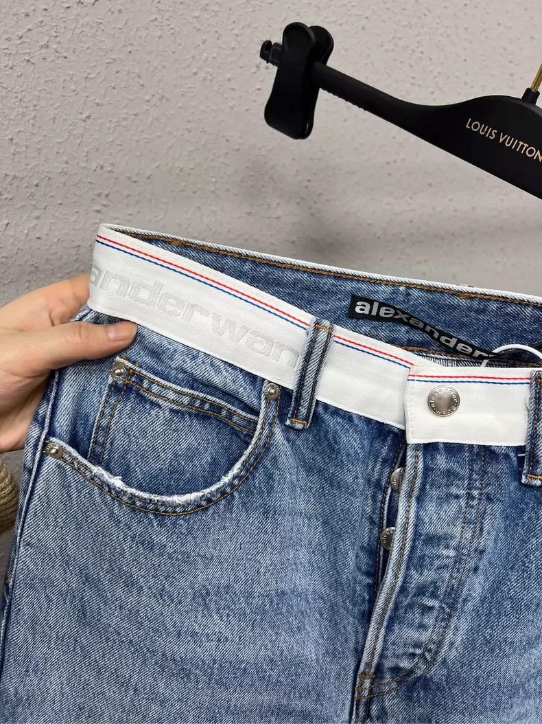 Alexander Wang Alexander Wang Logo Denim Jeans Size 27-yf Size US 27 - 3 Thumbnail