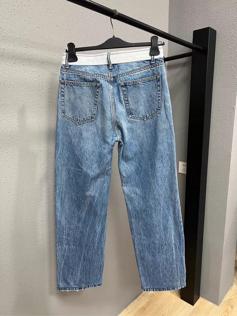 Alexander Wang Alexander Wang Logo Denim Jeans Size 27-yf Size US 27 - 2 Thumbnail