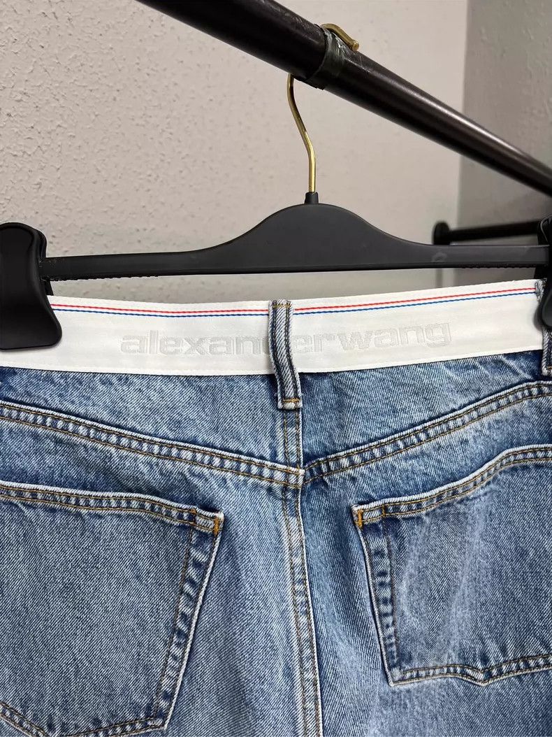 Alexander Wang Alexander Wang Logo Denim Jeans Size 27-yf Size US 27 - 4 Thumbnail