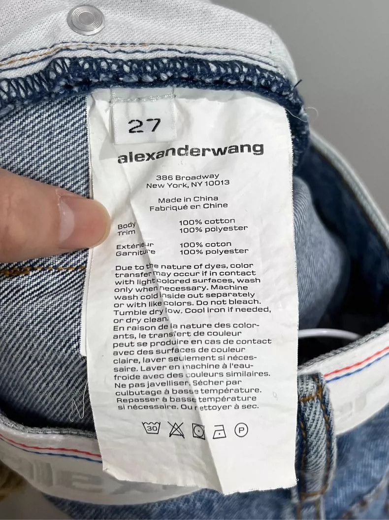 Alexander Wang Alexander Wang Logo Denim Jeans Size 27-yf Size US 27 - 5 Thumbnail
