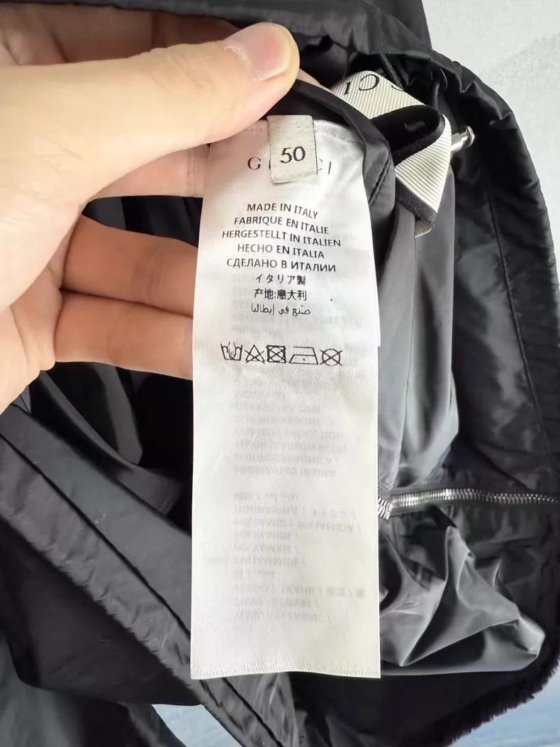 Gucci Gucci Black Hooded Windbreaker Jacket-yf Size US L / EU 52-54 / 3 - 4 Thumbnail