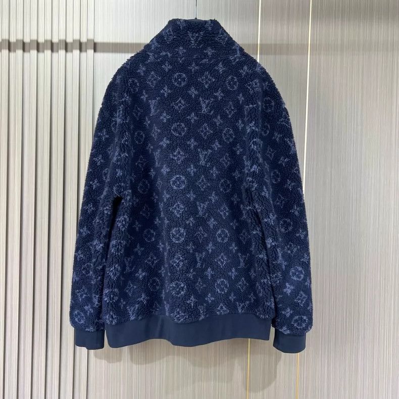 Louis Vuitton Louis Vuitton Deep Blue Teddy Jacket-yf Size US M / EU 48-50 / 2 - 2 Thumbnail