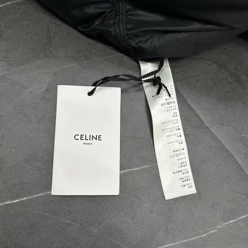 Celine Celine Black Logo Detachable Down Jacket-yf Size US L / EU 52-54 / 3 - 7 Thumbnail