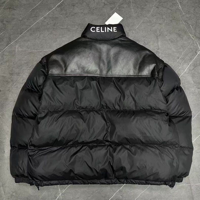 Celine Celine Black Logo Detachable Down Jacket-yf Size US L / EU 52-54 / 3 - 2 Thumbnail
