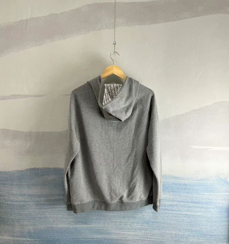 Dior Dior Gray Zipper Hooded Jacket-yf Size US L / EU 52-54 / 3 - 3 Thumbnail