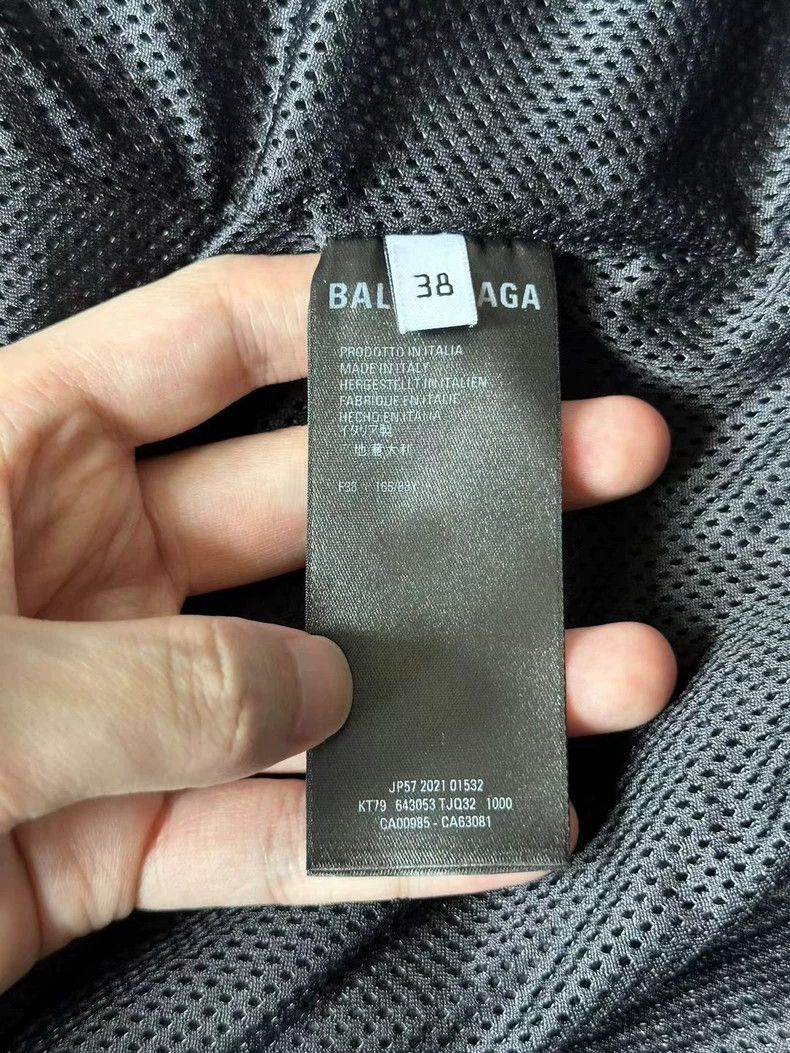 Balenciaga Black Fleece Zip Jacket-yf
