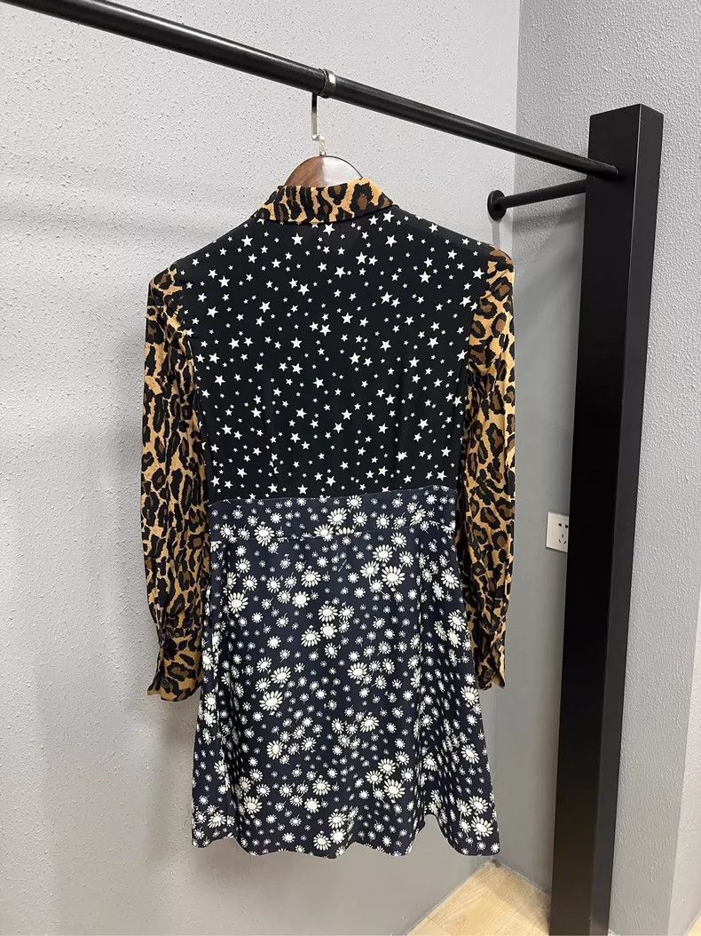 Miu Miu Miu Miu Leopard Print Silk Shirt-yf Size US M / EU 48-50 / 2 - 2 Thumbnail