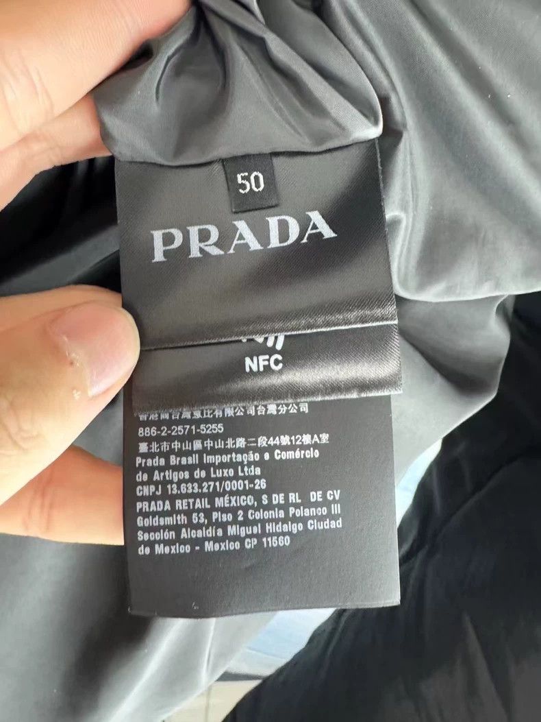 Prada Prada Black Reversible Zip-Up Cotton Jacket-yf Size US L / EU 52-54 / 3 - 7 Thumbnail