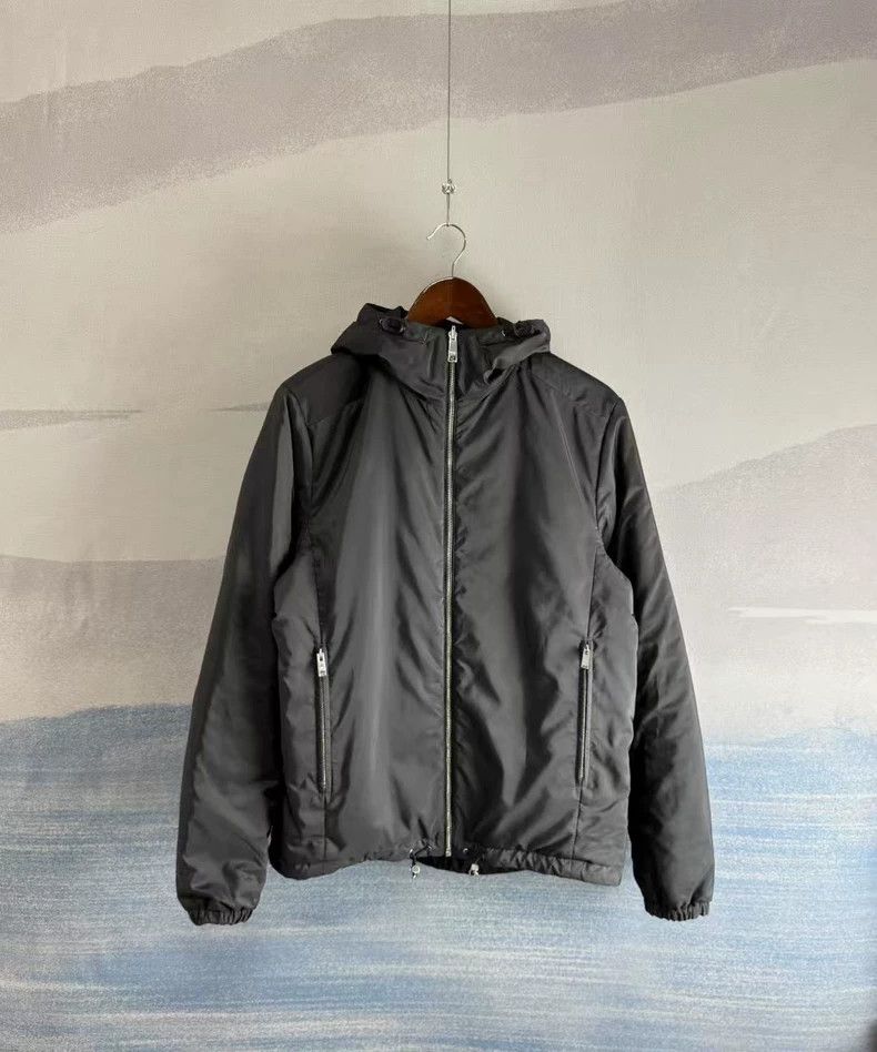 Prada Prada Black Reversible Zip-Up Cotton Jacket-yf Size US L / EU 52-54 / 3 - 4 Thumbnail