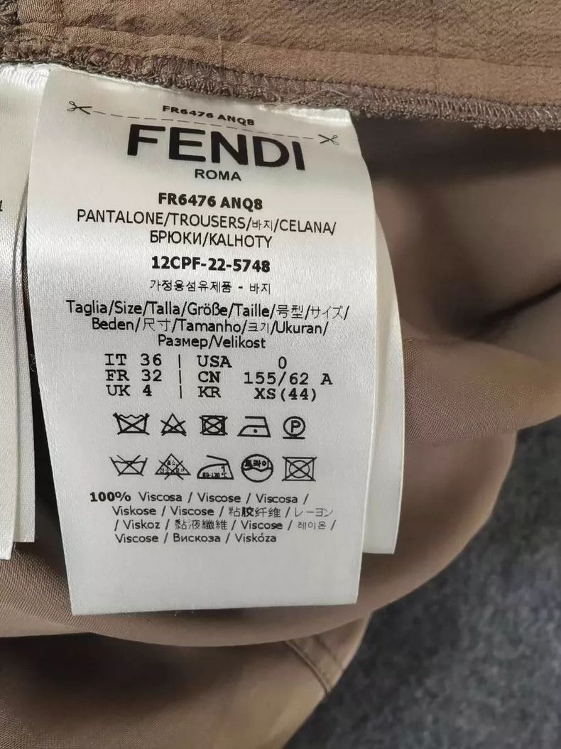 Fendi Fendi Solid Pleated Work Pants-yf Size US 36 / EU 52 - 4 Thumbnail