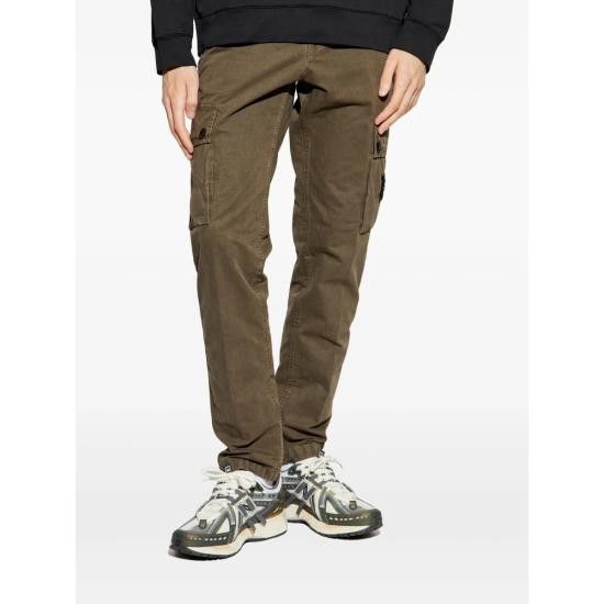 Stone Island STONE ISLAND Men Straight Pants 153100303 S00WA V0154 GREEN Size US 32 / EU 48 - 3 Thumbnail