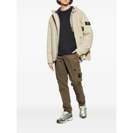 Stone Island STONE ISLAND Men Straight Pants 153100303 S00WA V0154 GREEN Size US 32 / EU 48 - 2 Thumbnail