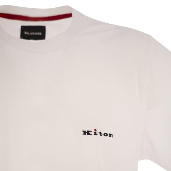 Kiton KITON Men Polo Shirts UMK0717HE30005 WHITE Size US XXL / EU 58 / 5 - 4 Thumbnail