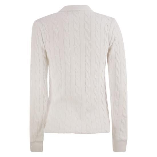Polo Ralph Lauren POLO RALPH LAUREN Women Polo Shirts 211959100 WHITE Size L / US 10 / IT 46 - 2 Thumbnail