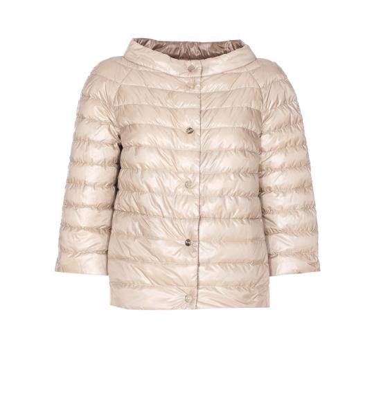 Herno HERNO Women Bubble Jackets PI0769D 12017Z2619 Beige Size S / US 4 / IT 40 - 4 Thumbnail
