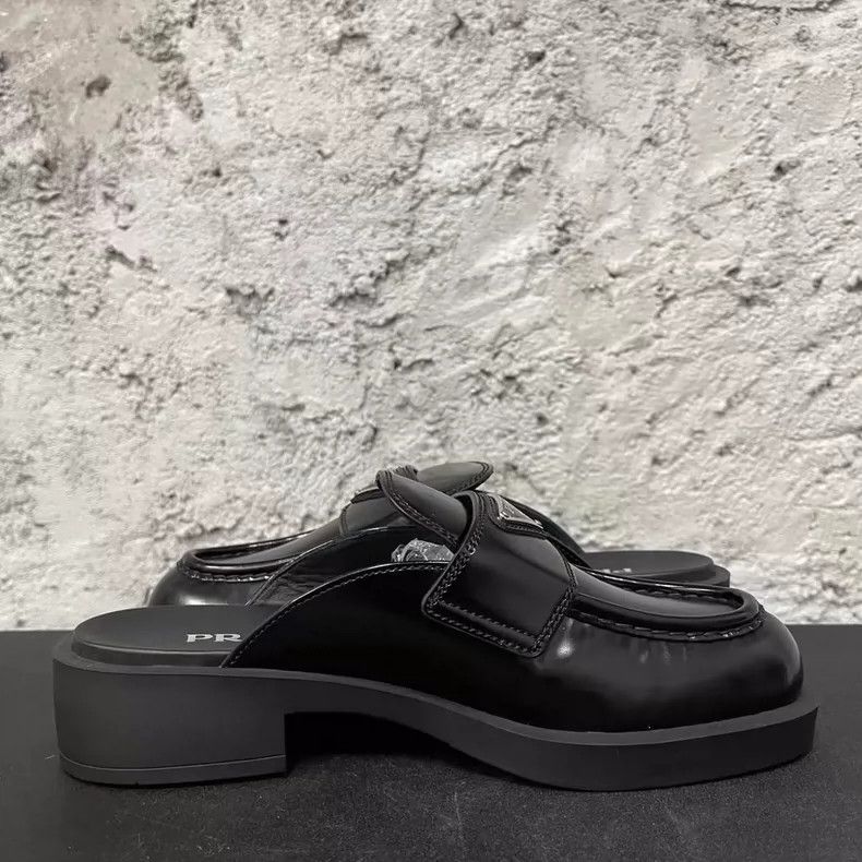 Prada Prada Black Slip-On Loafers Size 37-yf Size US 6.5 / EU 39-40 - 5 Thumbnail