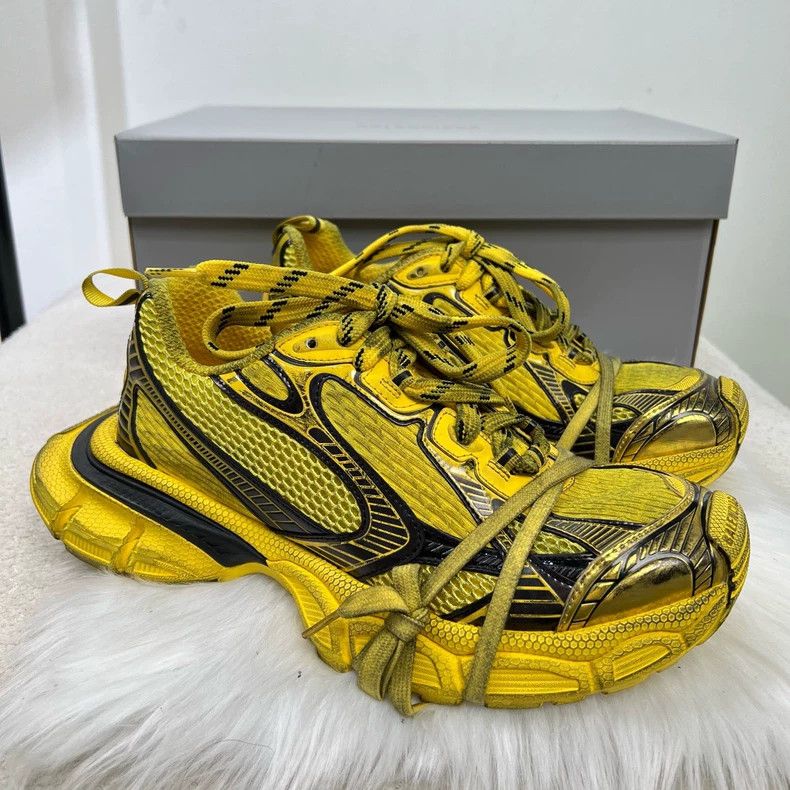 Balenciaga Balenciaga Yellow and Black Dad Sneakers-yf Size US 9 / EU 42 - 4 Thumbnail