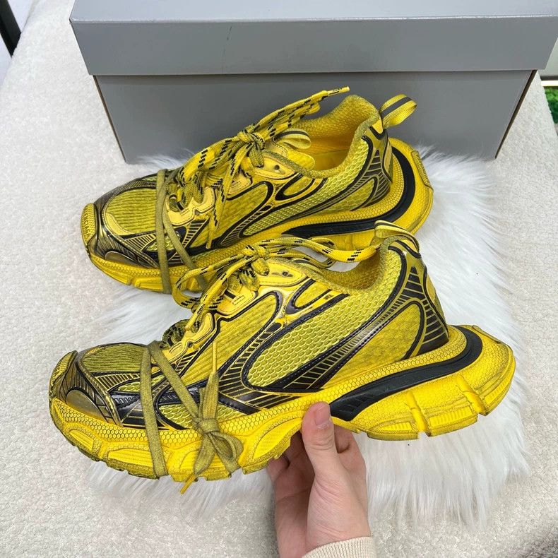 Balenciaga Balenciaga Yellow and Black Dad Sneakers-yf Size US 9 / EU 42 - 2 Thumbnail